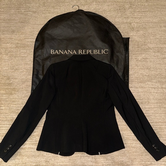 Banana Republic black suit jacket - Picture 2 of 3